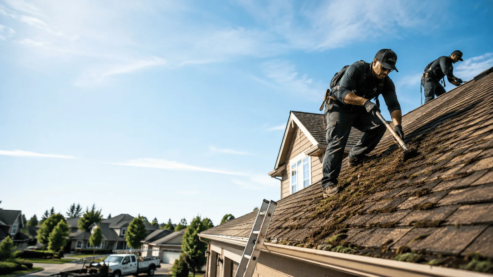 Roof Moss Removal in Marlow, OK near me